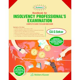 Handbook for Insolvency Professional’ s Examination Handbook for Insolvency Professional’ s Examination