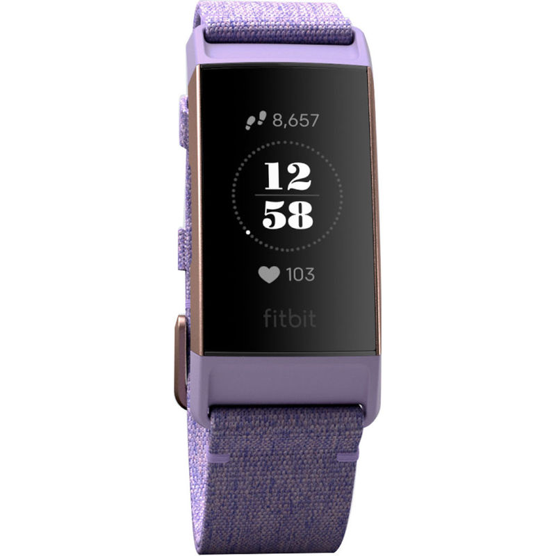 fitbit lavender woven band