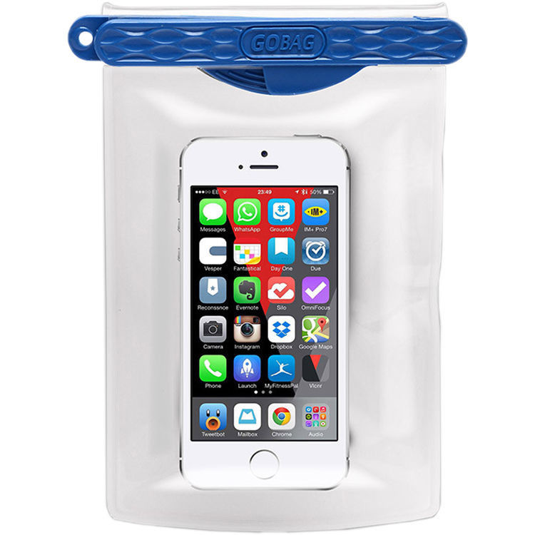 GoBag Mako Waterproof Smartphone Bag, Blue