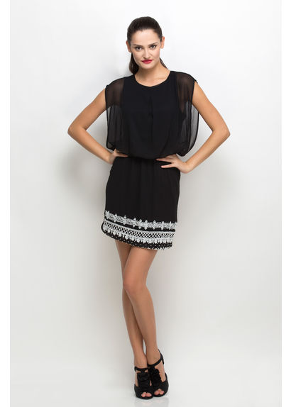 Bottom Embroidered Dress Bottom Embroidered Dress
