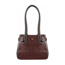 Las Handbags Leather For Women Online Hidesign Shanghai 03 Sb Women S Handbag Ostrich Brown