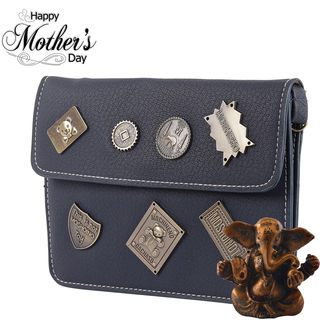 Tamirha Navy Blue Stylish Unique Look Sling Bag Fo...