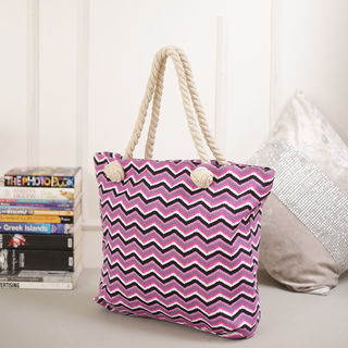 Tamirha Stylish Chevron Print Hand Bag For Mother'...