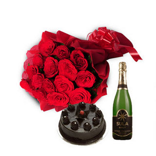 BAF Celebration Champagne Hamper Gift, Midnight De...
