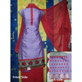 Mamta - 1129MT06RMSK - Kora Silk Suit Mamta - 1129MT06RMSK - Kora Silk Suit