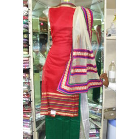 Mamta - 1118MT27ROKM - Chandari Cotton Suit Mamta - 1118MT27ROKM - Chandari Cotton Suit