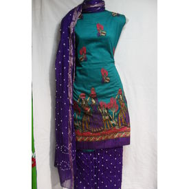 Sartin Bandhej Suit- 1261SM19MOHK Sartin Bandhej Suit- 1261SM19MOHK