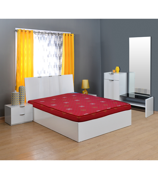 Snehamxl 5 Coir Mattress - @home By Nilkamal,  maroon, 72x36x5
