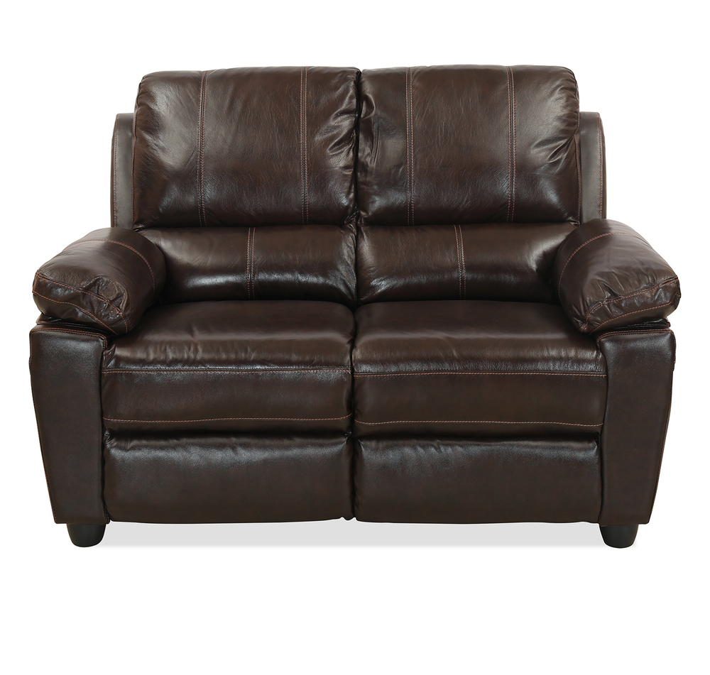 Marshall 2 Seater Sofa With Half Leather Home By Nill Marshall 2 Seater Sofa With Half Leather Home By Nill Russet Brown