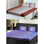 India Furnish Double Bedsheets With Pillow Covers